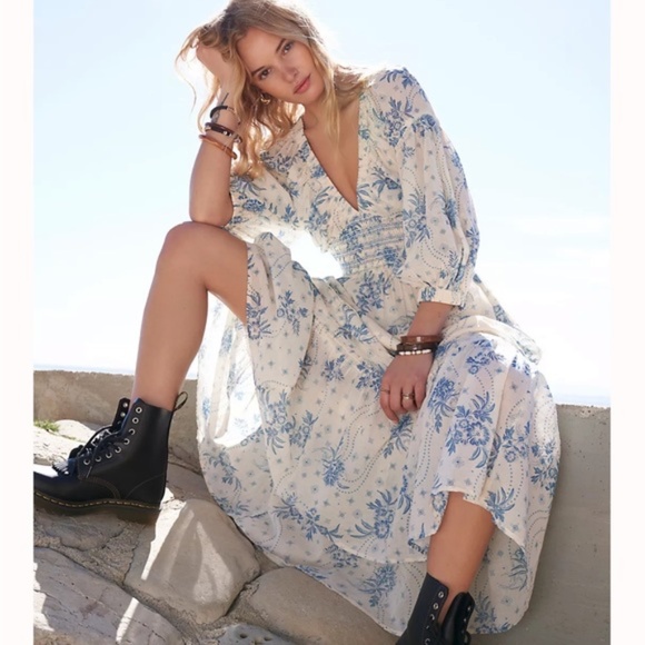 Free People Dresses & Skirts - Free People Golden Hour Maxi Dress